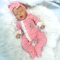 Thumbnail for Handmade Weighted Newborn Lifelike Reborn Baby Doll 20 inch Baby Girl/Boy Soft Heavy Baby Dolls For Children Child Friendly First Play Dolls