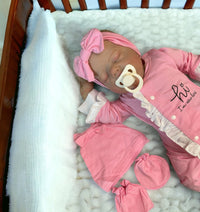 Thumbnail for Handmade Weighted Newborn Lifelike Reborn Baby Doll 20 inch Baby Girl/Boy Soft Heavy Baby Dolls For Children Child Friendly First Play Dolls