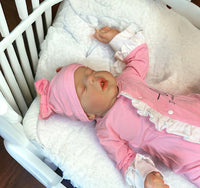 Thumbnail for Handmade Weighted Newborn Lifelike Reborn Baby Doll 20 inch Baby Girl/Boy Soft Heavy Baby Dolls For Children Child Friendly First Play Dolls