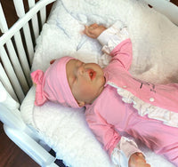 Thumbnail for Handmade Weighted Newborn Lifelike Reborn Baby Doll 20 inch Baby Girl/Boy Soft Heavy Baby Dolls For Children Child Friendly First Play Dolls