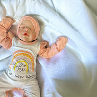 Thumbnail for Handmade Weighted Newborn Lifelike Reborn Baby Doll 20 inch Baby Girl/Boy Soft Heavy Baby Dolls For Children Child Friendly First Play Dolls