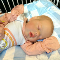 Thumbnail for Handmade Weighted Newborn Lifelike Reborn Baby Doll 20 inch Baby Girl/Boy Soft Heavy Baby Dolls For Children Child Friendly First Play Dolls