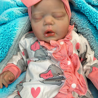 Thumbnail for Handmade Weighted Newborn Lifelike Reborn Baby Doll 20 inch Baby Girl/Boy Soft Heavy Baby Dolls For Children Child Friendly First Play Dolls