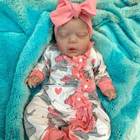 Thumbnail for Handmade Weighted Newborn Lifelike Reborn Baby Doll 20 inch Baby Girl/Boy Soft Heavy Baby Dolls For Children Child Friendly First Play Dolls