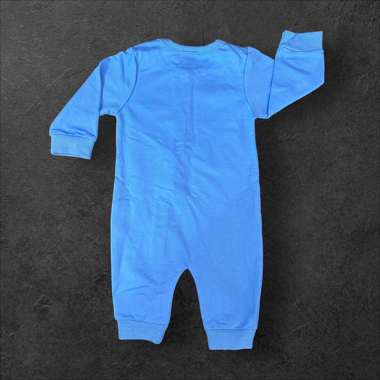 Boys Construction Blue and Yellow Baby Romper Newborn Baby Doll 20&quot; Baby Clothes Bodysuit Pajamas One Piece Infant 0-3 Months PJ Infant NEW