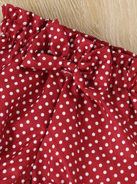 Thumbnail for Newborn Baby Doll 20 inch Baby Clothes Red With White Polka Dots Bodysuit Romper Pajamas One Piece Infant 0-3 Months With Headband Cute Set