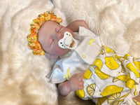 Thumbnail for Newborn Yellow Lemons Summer REBORN BABY DOLL Realistic 20 inch Heavy Life Size Real Weighted Vinyl Cloth Body Kids Childs First Play Dolls