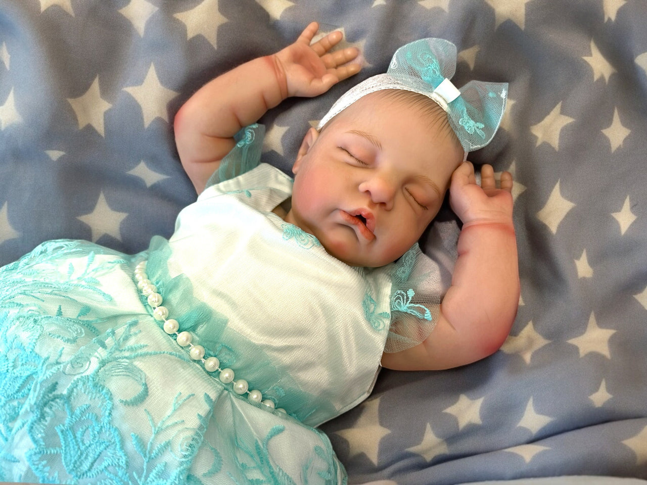 20” 2 to 8 Pounds Weighted Newborn Baby Girl/Boy Lifelike Reborn Baby Doll Soft Heavy Baby Dolls For Children Child Friendly Gifts For Girls