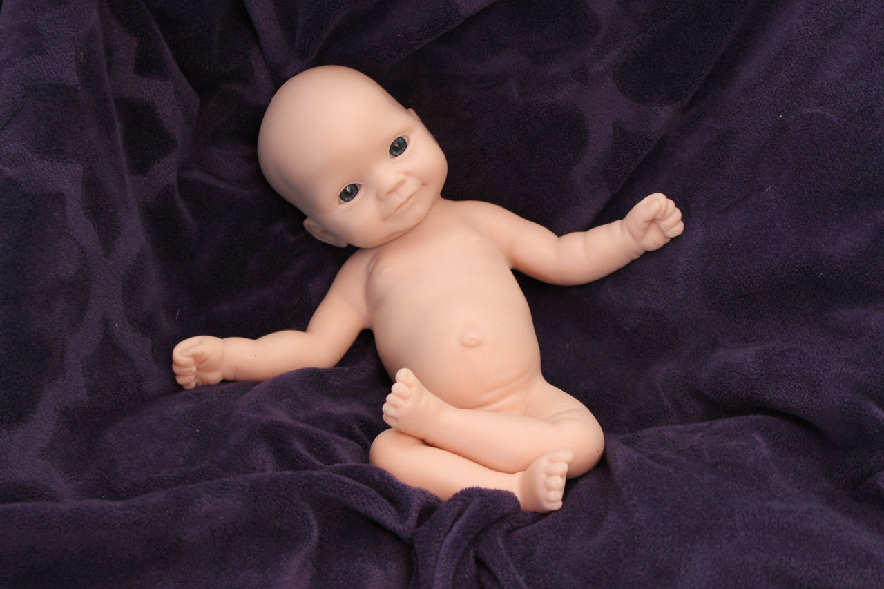 Preemie Silicone Dolls Realistic Real Lifelike Micro Mini Baby Doll Full Body Reborn 11 inch 1.3lbs Platinum Weighted Babies Ecoflex Bathtub Fun