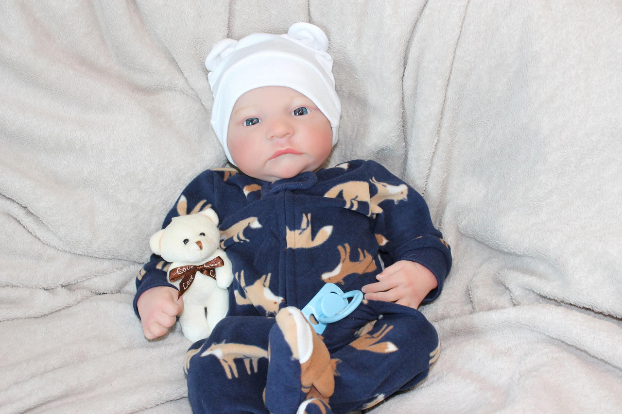 Lifelike Reborn Baby Doll 19 inch 2 to 6 lbs Weighted Newborn Baby Girl or Boy Soft Heavy Baby Dolls For Children Child Friendly Gifts For Girls