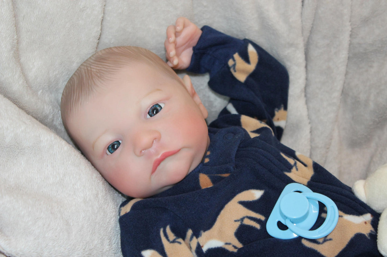 Lifelike Reborn Baby Doll 19 inch 2 to 6 lbs Weighted Newborn Baby Girl or Boy Soft Heavy Baby Dolls For Children Child Friendly Gifts For Girls