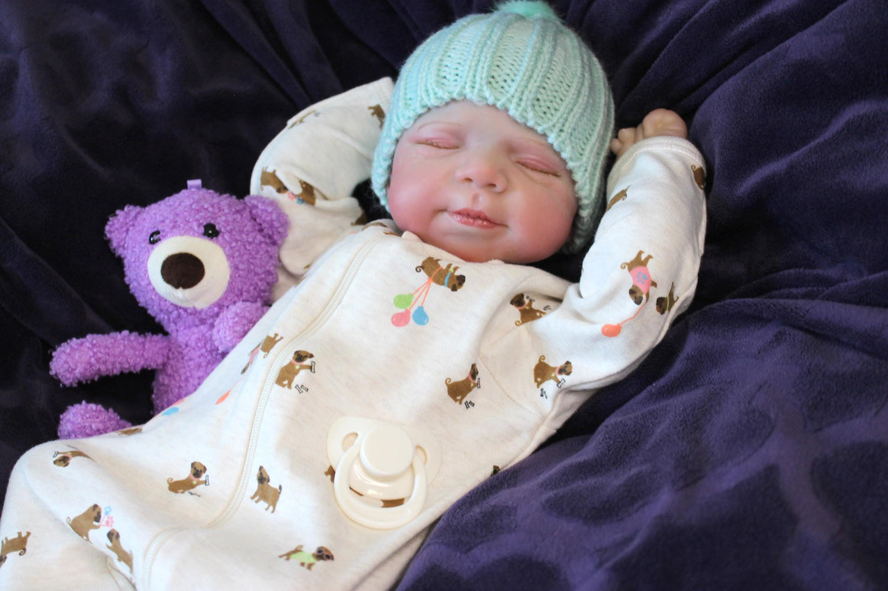 Child-Safe 17 inch Weighted Reborn Doll - Realistic Newborn Baby Feel, 5.4 lbs - Perfect Gift for Girls - Lifelike Heavy Baby Dolls for Kids