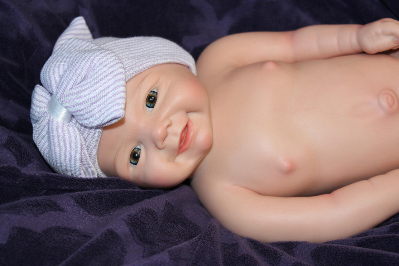 Full Silicone Doll Squishy Body Reborn Platinum Silicone Dolls Realistic Newborn Real Lifelike Weighted Babies Bathtub Baby 18 inches 5.5 pounds