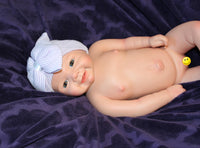 Thumbnail for Full Silicone Doll Squishy Body Reborn Platinum Silicone Dolls Realistic Newborn Real Lifelike Weighted Babies Bathtub Baby 18 inches 5.5 pounds