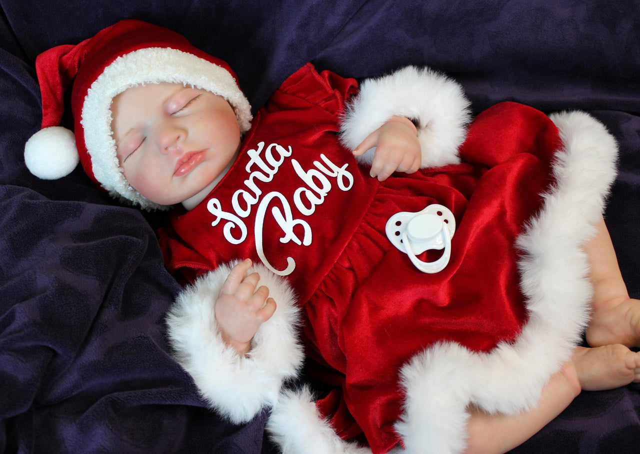 Painted Finished Reborn 2 to 8 Pounds Lifelike Baby Doll 20” Weighted Newborn Baby Heavy Dolls For Children Child Friendly Gifts For Girls