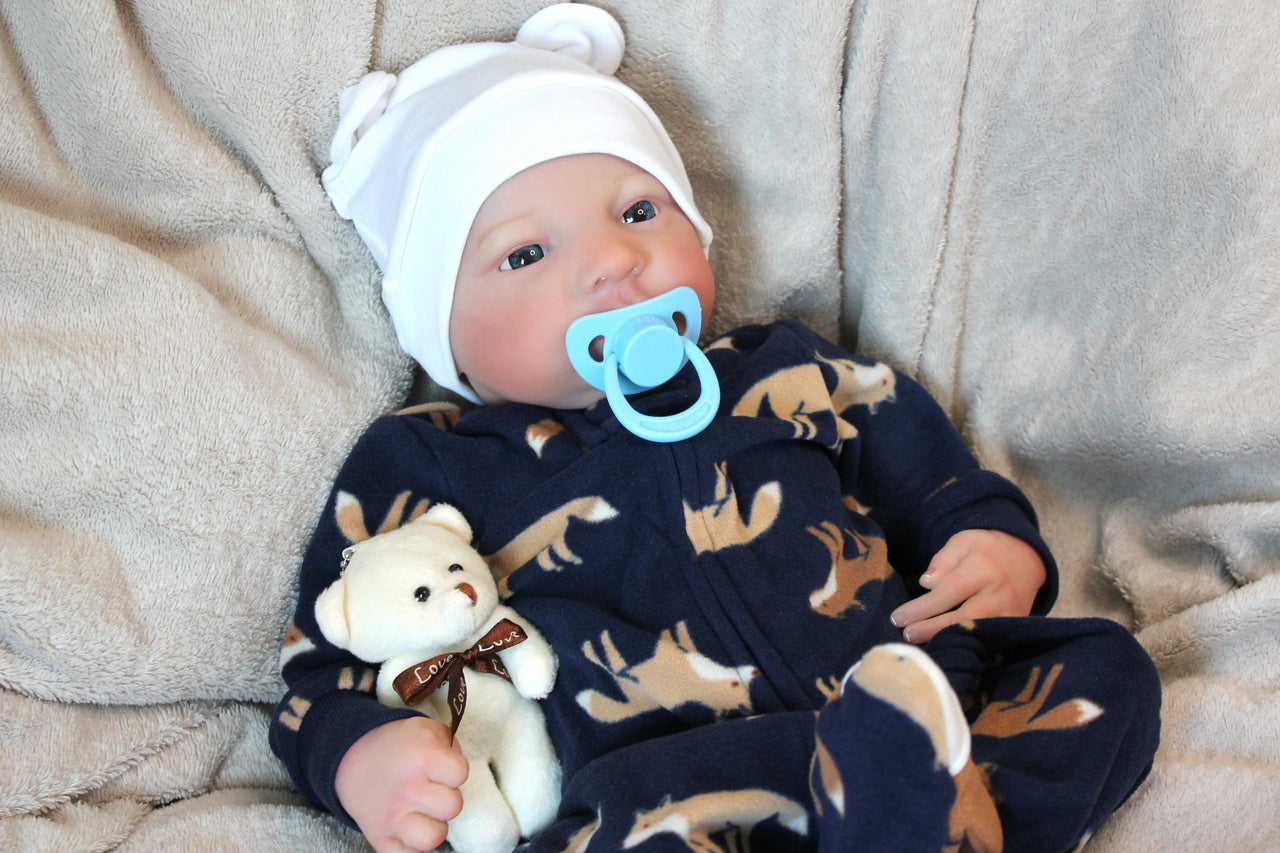 Lifelike Reborn Baby Doll 19 inch 2 to 6 lbs Weighted Newborn Baby Girl or Boy Soft Heavy Baby Dolls For Children Child Friendly Gifts For Girls