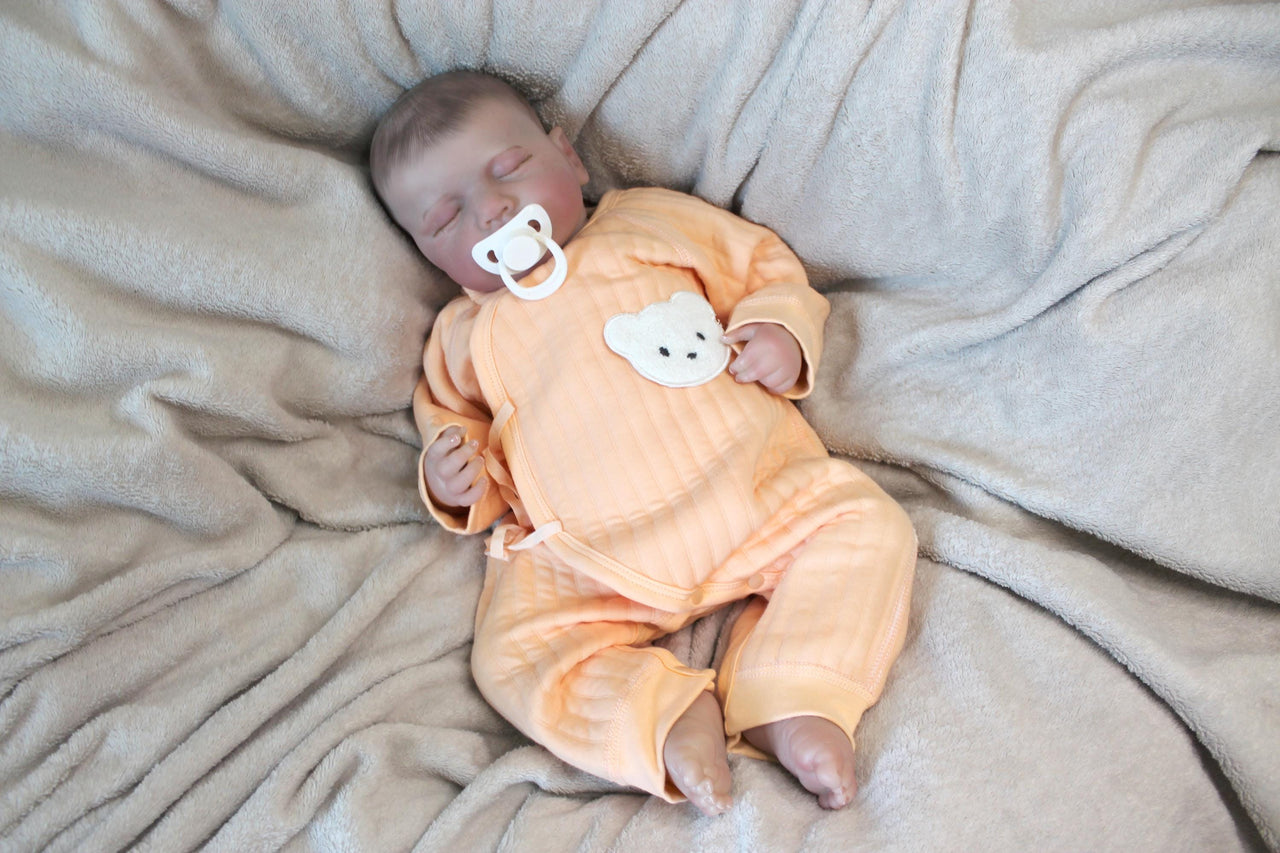 Lifelike Reborn Baby Doll 20” 2 to 7 Pounds Weighted Newborn Baby Girl/Boy Soft Heavy Baby Dolls For Children Child Friendly Gifts For Girls