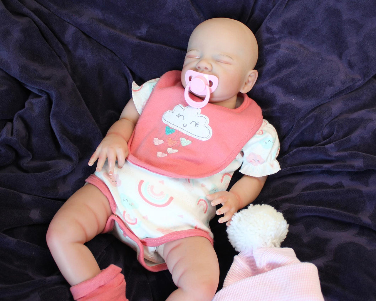 21” 6 Pounds Weighted Newborn Baby Girl/Boy Lifelike Reborn Baby Doll Soft Heavy Baby Dolls For Children Child Friendly Gifts For Girls