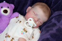 Thumbnail for Child-Safe 17 inch Weighted Reborn Doll - Realistic Newborn Baby Feel, 5.4 lbs - Perfect Gift for Girls - Lifelike Heavy Baby Dolls for Kids