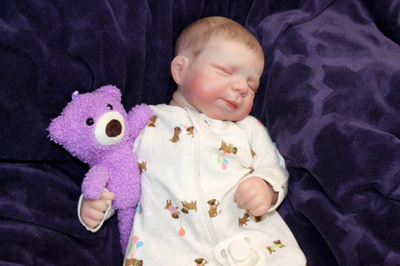 Child-Safe 17 inch Weighted Reborn Doll - Realistic Newborn Baby Feel, 5.4 lbs - Perfect Gift for Girls - Lifelike Heavy Baby Dolls for Kids