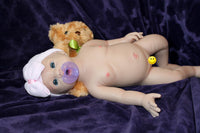 Thumbnail for Full Silicone Doll 8.5 Pounds 20 inch Squishy Body Ready To Ship Reborn Platinum Silicone Dolls Realistic Real Lifelike Weighted Babies