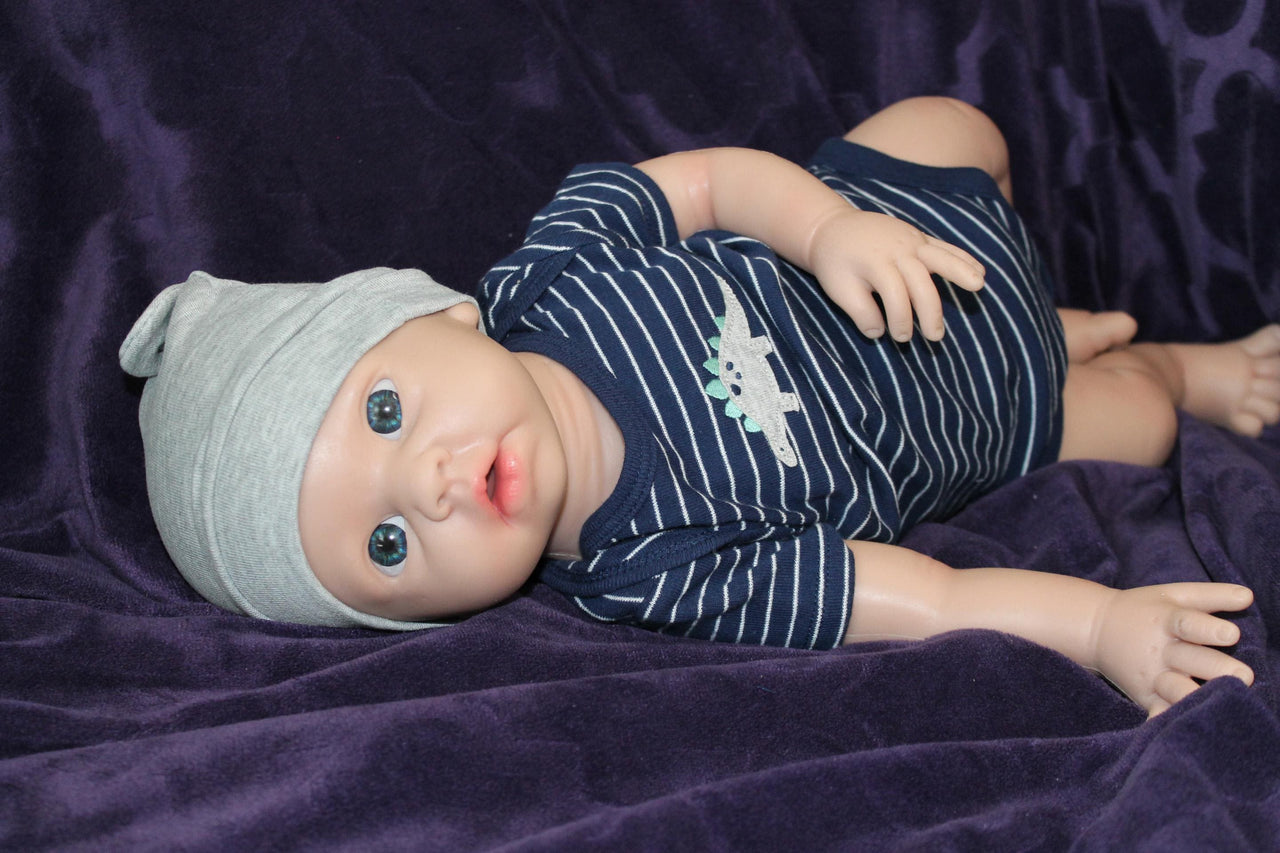 Full Silicone Doll 8.5 Pounds 20 inch Squishy Body Ready To Ship Reborn Platinum Silicone Dolls Realistic Real Lifelike Weighted Babies