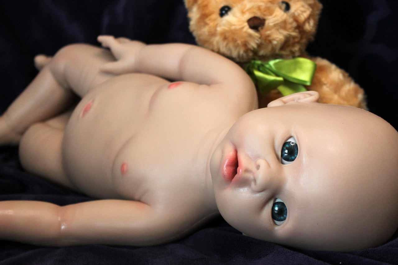 Full Silicone Doll 8.5 Pounds 20 inch Squishy Body Ready To Ship Reborn Platinum Silicone Dolls Realistic Real Lifelike Weighted Babies