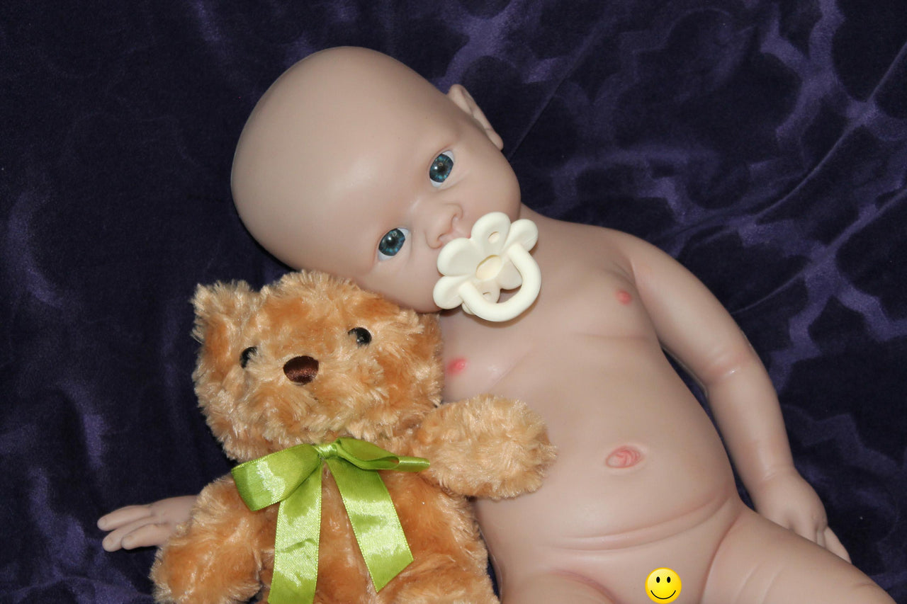 Full Silicone Doll 8.5 Pounds 20 inch Squishy Body Ready To Ship Reborn Platinum Silicone Dolls Realistic Real Lifelike Weighted Babies