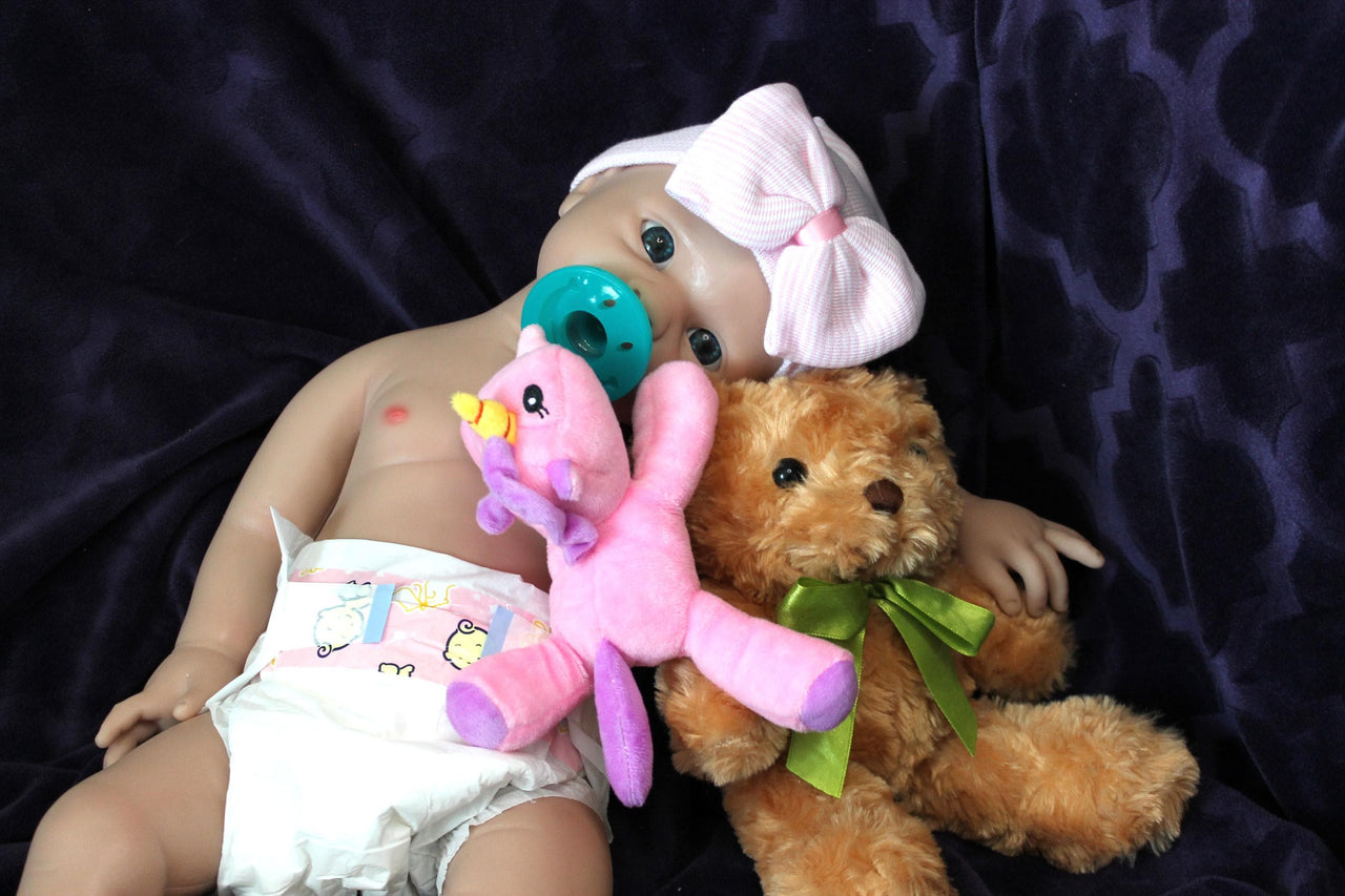 Full Silicone Doll 8.5 Pounds 20 inch Squishy Body Ready To Ship Reborn Platinum Silicone Dolls Realistic Real Lifelike Weighted Babies