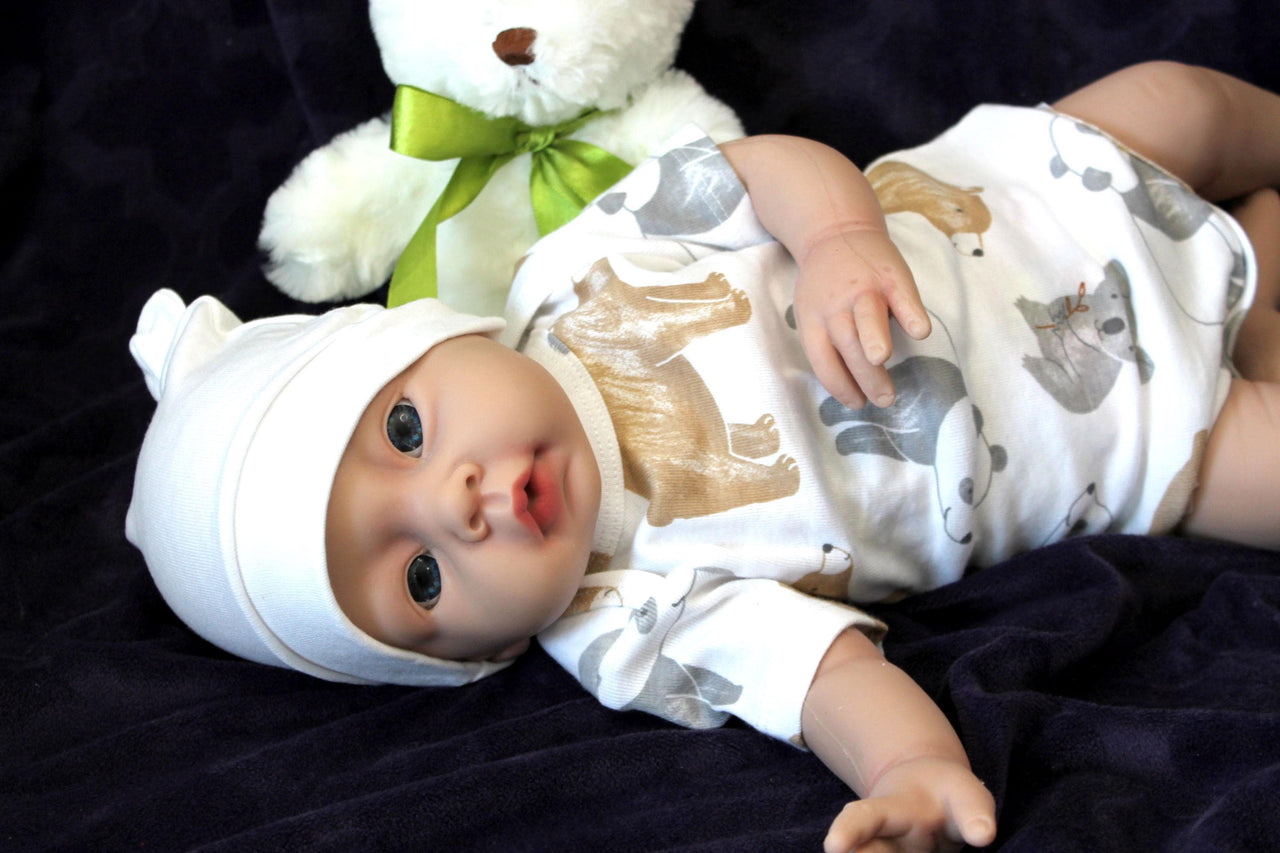 Full Silicone Doll 7.3 Pounds 19 inch Squishy Body Ready To Ship Reborn Platinum Silicone Dolls Realistic Real Lifelike Weighted Babies