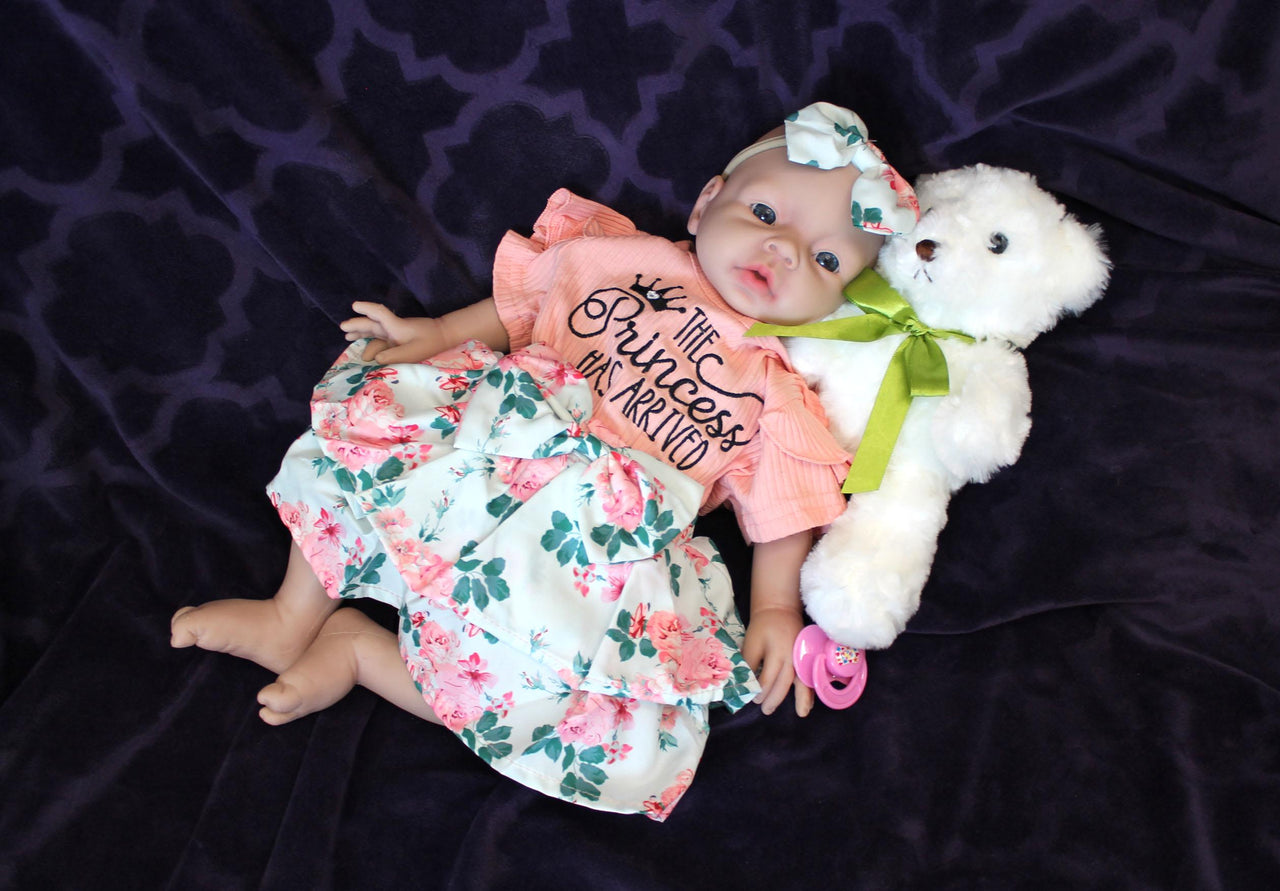 Full Silicone Doll 7.3 Pounds 19 inch Squishy Body Ready To Ship Reborn Platinum Silicone Dolls Realistic Real Lifelike Weighted Babies