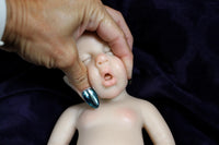 Thumbnail for Silicone Baby Doll Full Body Reborn Preemie 13" 2.3lbs Platinum Silicone Dolls Realistic Real Lifelike Weighted Babies Ecoflex Bathtub Baby