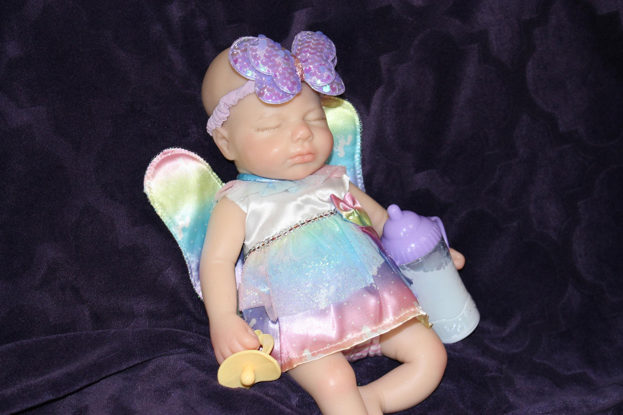 Silicone Baby Doll Full Body Reborn Preemie 13&quot; 2.3lbs Platinum Silicone Dolls Realistic Real Lifelike Weighted Babies Ecoflex Bathtub Baby