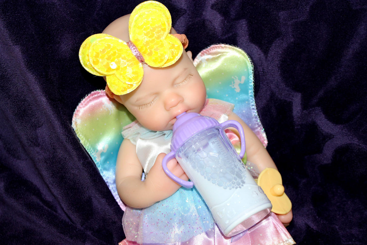 Silicone Baby Doll Full Body Reborn Preemie 13&quot; 2.3lbs Platinum Silicone Dolls Realistic Real Lifelike Weighted Babies Ecoflex Bathtub Baby