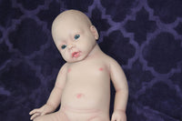 Thumbnail for Full Silicone Doll 7.3 Pounds 19 inch Squishy Body Ready To Ship Reborn Platinum Silicone Dolls Realistic Real Lifelike Weighted Babies