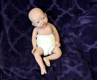 Thumbnail for Realistic Full Body Silicone Baby Doll Reborn Preemie 14" 3.4 lbs Platinum Silicone Dolls Lifelike Real Weighted Babies Ecoflex Bathtub Baby