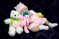 Thumbnail for Full Silicone Doll, Platinum Silicone Dolls that take a pacifier and a bottle 17 inches 5.6 pounds