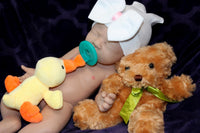 Thumbnail for Full Silicone Doll, Platinum Silicone Dolls that take a pacifier and a bottle 17 inches 5.6 pounds