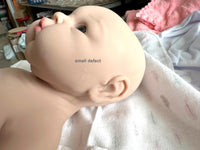 Thumbnail for Full Silicone Doll Squishy Body Reborn Platinum Silicone Dolls Realistic Newborn Real Lifelike Weighted Babies Bathtub Baby 18 inches 7.6 pounds