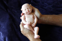 Thumbnail for Preemie Silicone Dolls Realistic Real Lifelike Micro Mini Baby Doll Full Body Reborn 11 inches 1.7lbs Platinum Weighted Babies Ecoflex Bathtub Fun