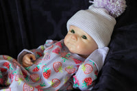 Thumbnail for Full Silicone Doll Squishy Body Reborn Platinum Silicone Dolls Realistic Newborn Real Lifelike Weighted Babies Bathtub Baby 17 inches 5.5 pounds