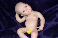 Thumbnail for pink polka dot 13 inch doll clothes, Silicone Baby Doll Full Body Reborn Preemie 13 inch 2 lbs Platinum Silicone Dolls Realistic Real Lifelike Weighted Babies Ecoflex Bathtub Baby