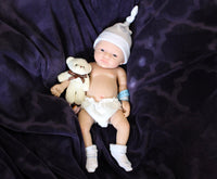 Thumbnail for Realistic Real Lifelike 12" Full Silicone Baby Doll Body Reborn Preemie 2.6lbs Platinum Silicone Dolls Weighted Babies Ecoflex Bathtub Kids