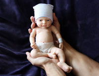 Thumbnail for Realistic Real Lifelike 12" Full Silicone Baby Doll Body Reborn Preemie 2.6lbs Platinum Silicone Dolls Weighted Babies Ecoflex Bathtub Kids