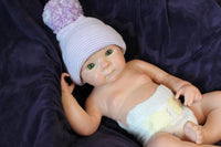 Thumbnail for Full Silicone Doll Squishy Body Reborn Platinum Silicone Dolls Realistic Newborn Real Lifelike Weighted Babies Bathtub Baby 17 inches 5.5 pounds