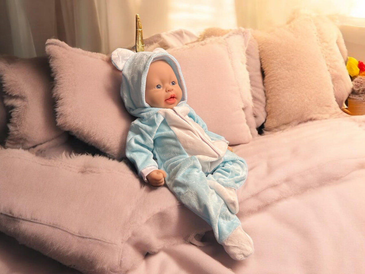 Full Silicone Doll Squishy Body Reborn Platinum Silicone Dolls Realistic Newborn Real Lifelike Weighted Babies Bathtub Baby 14 inches 3.5 pounds