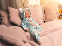 Thumbnail for Full Silicone Doll Squishy Body Reborn Platinum Silicone Dolls Realistic Newborn Real Lifelike Weighted Babies Bathtub Baby 14 inches 3.5 pounds