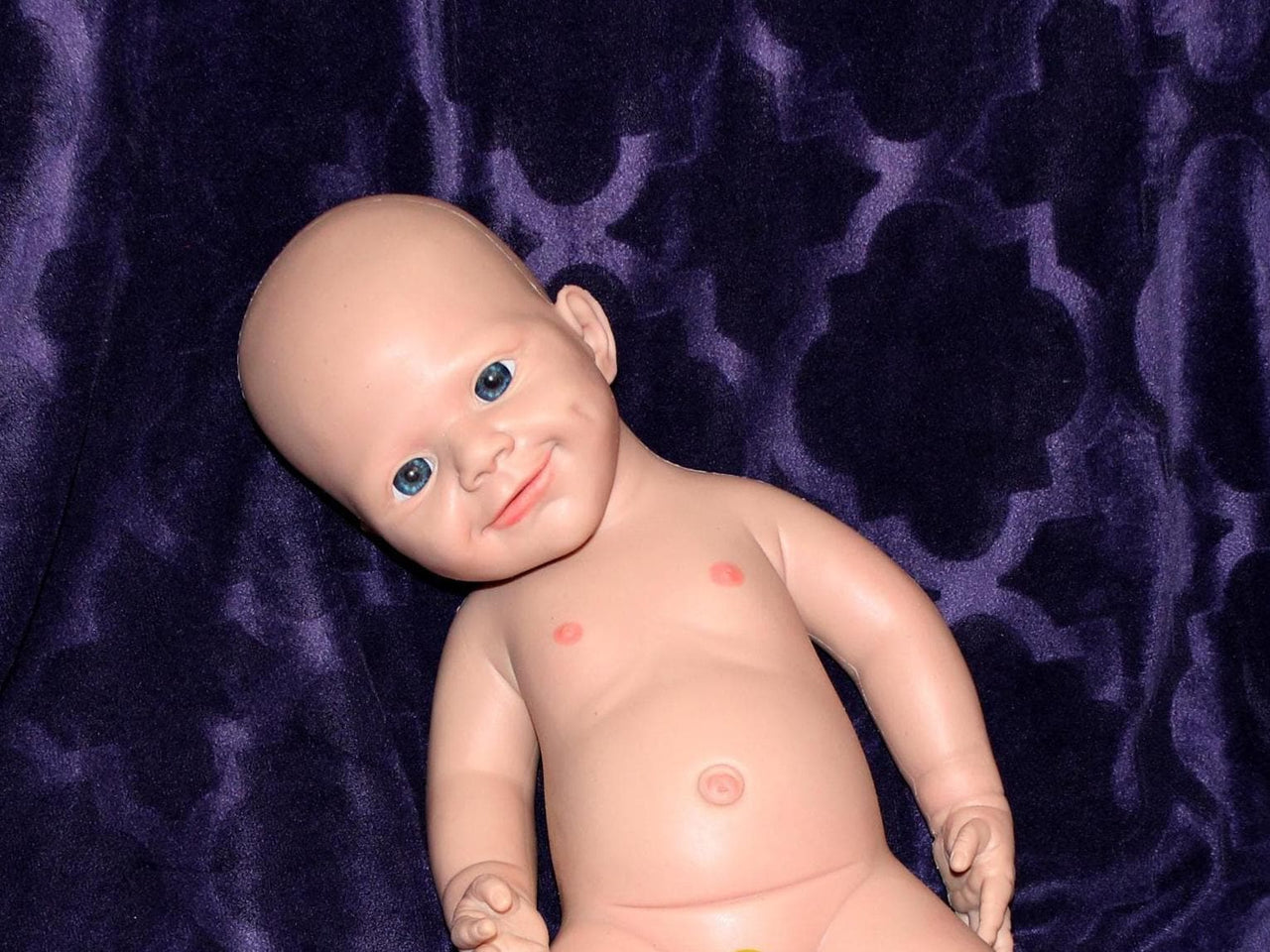 Full Silicone Doll Squishy Body Reborn Platinum Silicone Dolls Realistic Newborn Real Lifelike Weighted Babies Bathtub Baby 18 inches 6 pounds