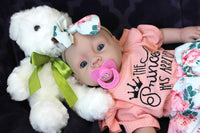 Thumbnail for Full Silicone Doll 7.3 Pounds 19 inch Squishy Body Ready To Ship Reborn Platinum Silicone Dolls Realistic Real Lifelike Weighted Babies New