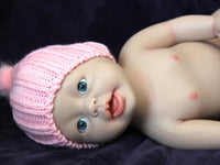 Thumbnail for Full Silicone Doll Squishy Body Reborn Platinum Silicone Dolls Realistic Newborn Real Lifelike Weighted Babies Bathtub Baby 14 inches 3.5 pounds